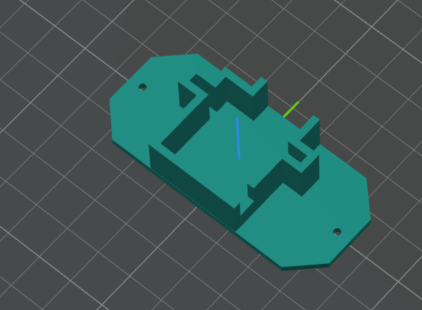 Фундамент сервопривода горизонтального положения
