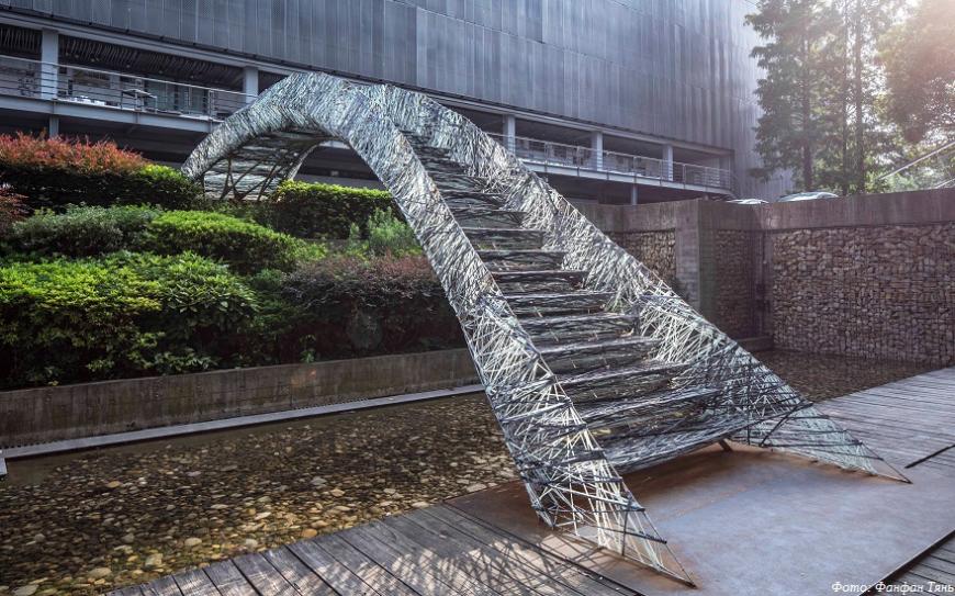 Китайские студенты продемонстрировали экспериментальный 3D-печатный мост
