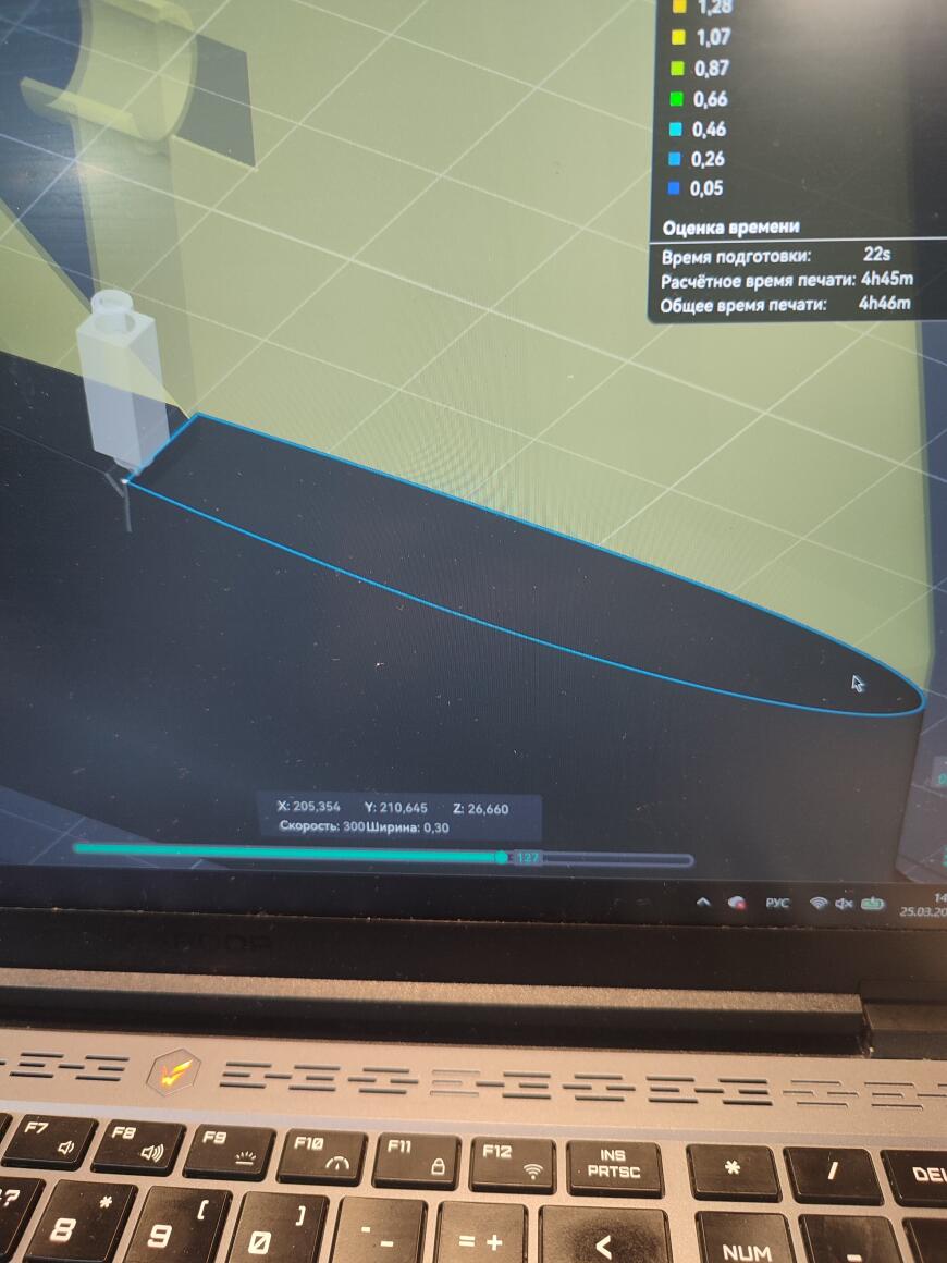 Orca печатает одну стенку дважды