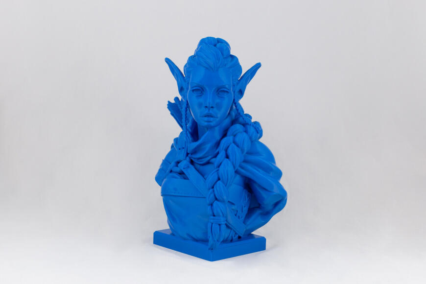 Печать Elf Archer Bust на Designer XL PRO
