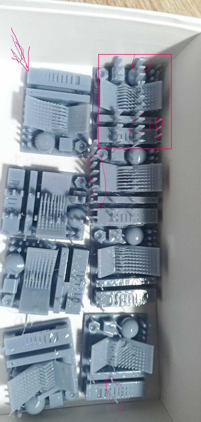 anycubic photon mono x 6ks печатает лишнее