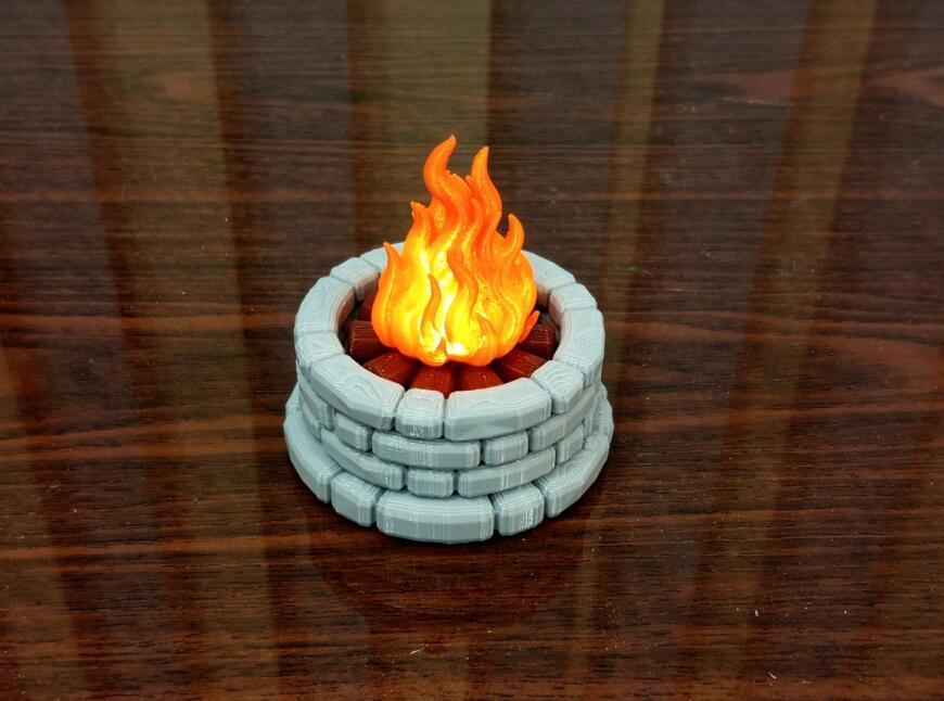 Новогодний костер, из серии 