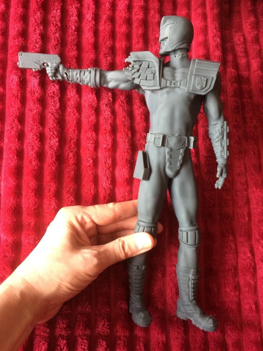 Судья Дредд. STL. Сборный. Anycubic Photon Mono X - 4K