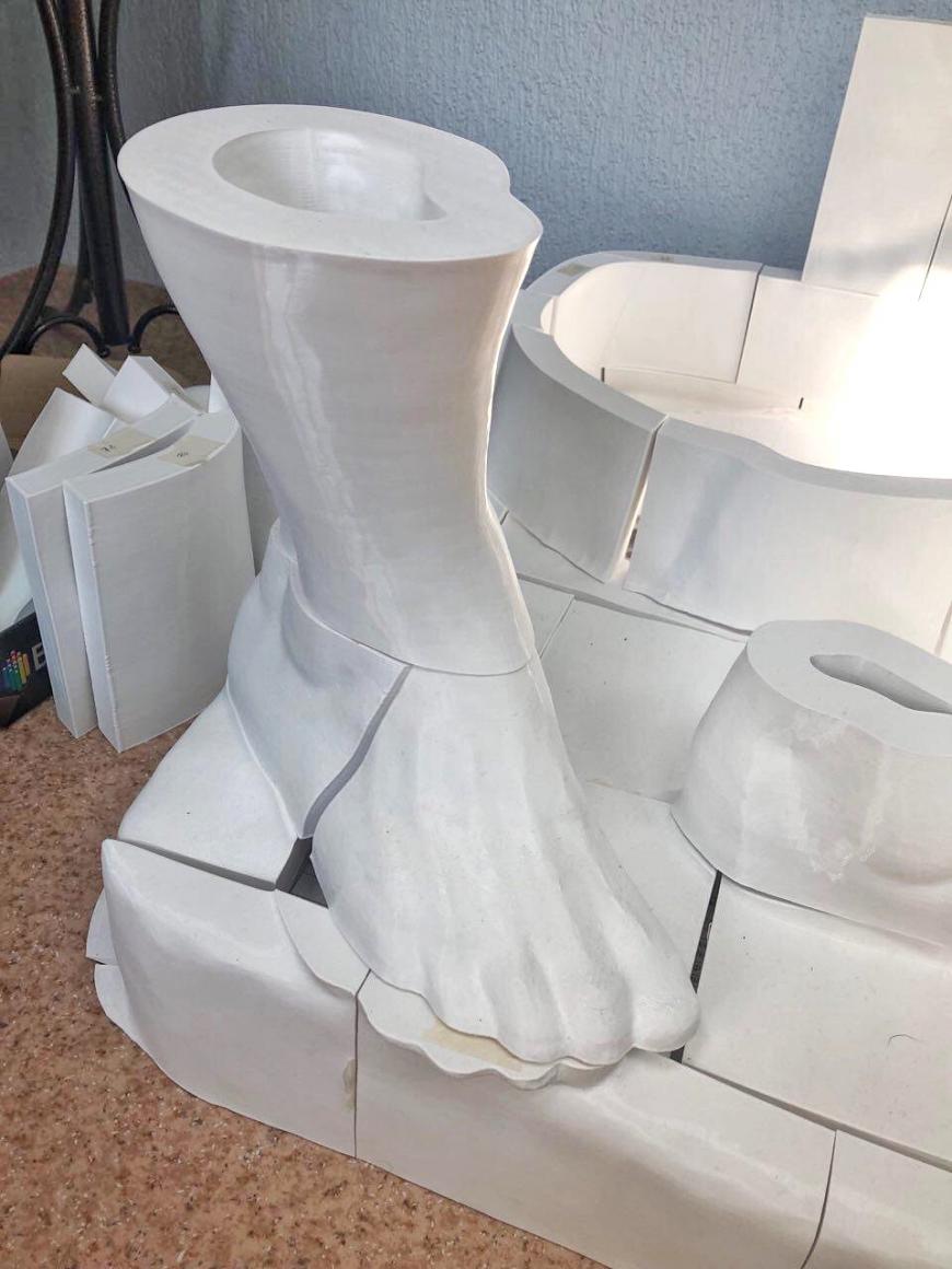 Печатаем двухметровую статую Геркулеса на 3Dtoday Fest
