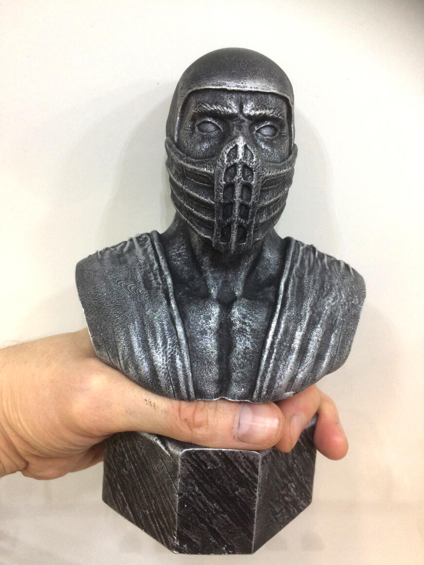 Бюст ниндзя Скорпион. Anycubic Photon Mono X - 4K