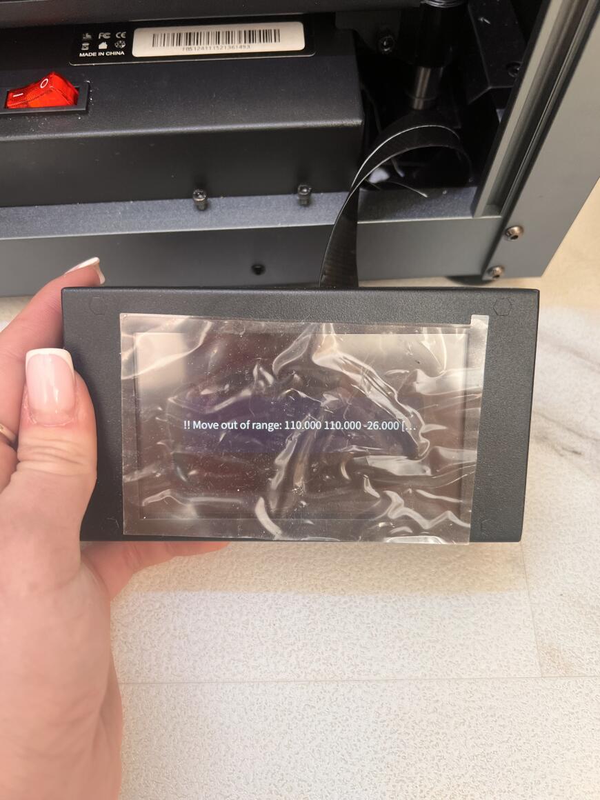 Застрял стол на нижней точке Flying bear s1 Застрял стол на нижней точке Flying bear s1