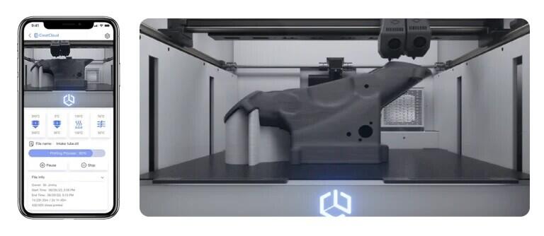 CreatBot D600 Pro 2: широкоформатный, скоростной и надежный принтер для промышленной 3D-печати
