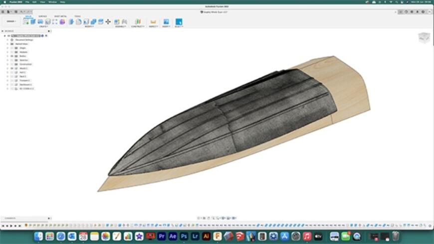 На стыке традиционного ремесла и новых технологий: 3D-сканер EinScan H и Fusion 360 в производстве катеров
