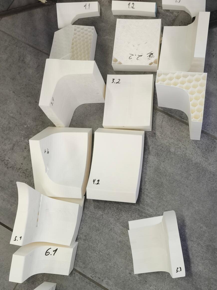 Пластиковая мастер-модель для карбонового сиденья