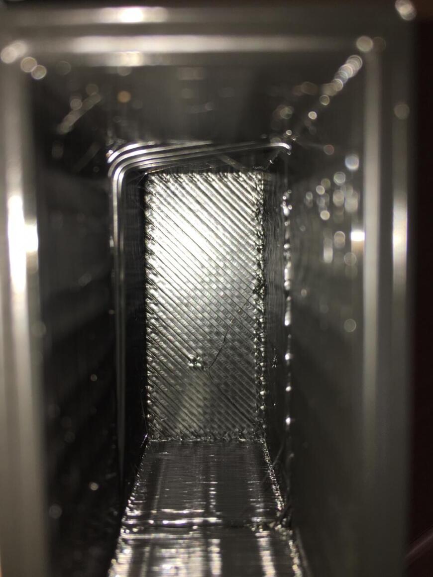 Печать PETG Смещение рядов