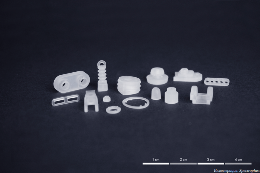 Spectroplast предлагает 3D-печать силиконовых изделий