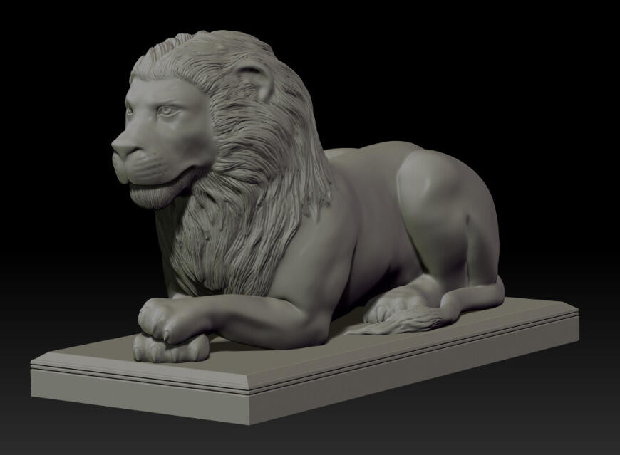 Модель льва.