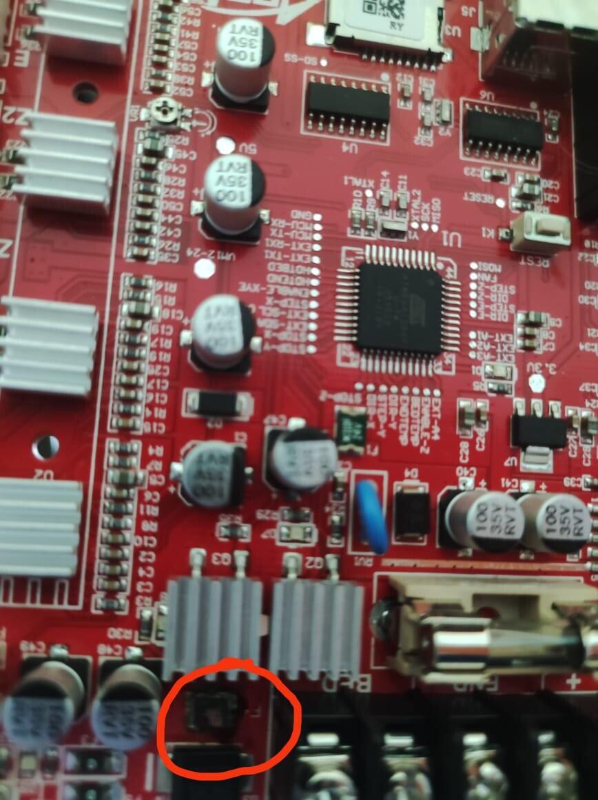 Принтер Annet A8+ не греется печатающая головка
