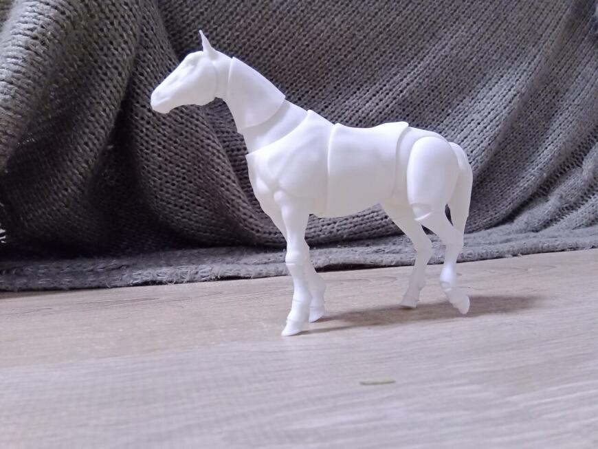 Печать и сборка шарнирной лошади (bjd БЖД)