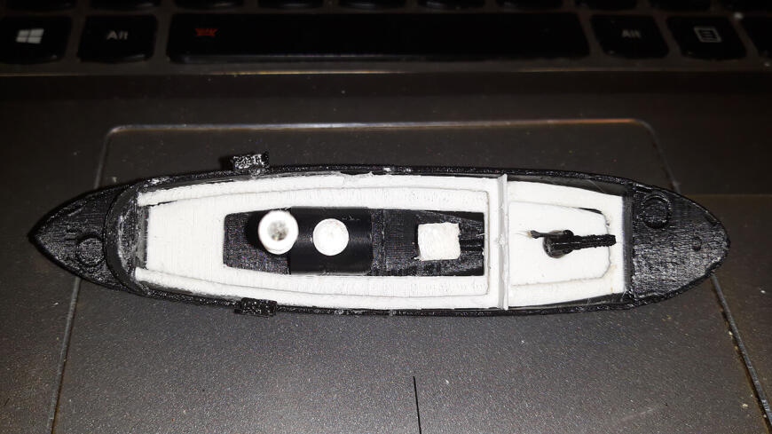 Кораблик из PLA и ABS