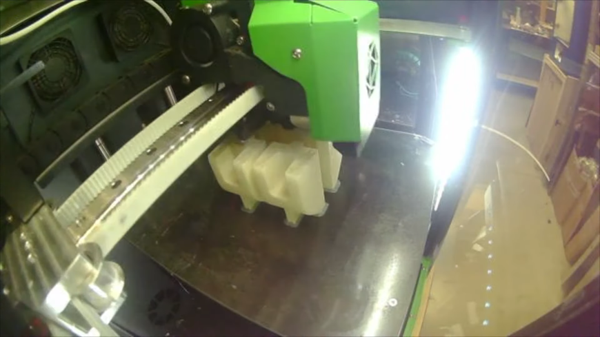 Ремонт дома с помощью 3D принтера | 3D печать держателей для гардеробной из Clotho ABS