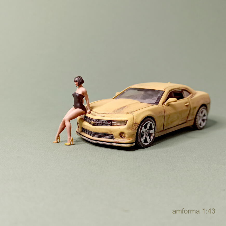 Посиделки на капоте.