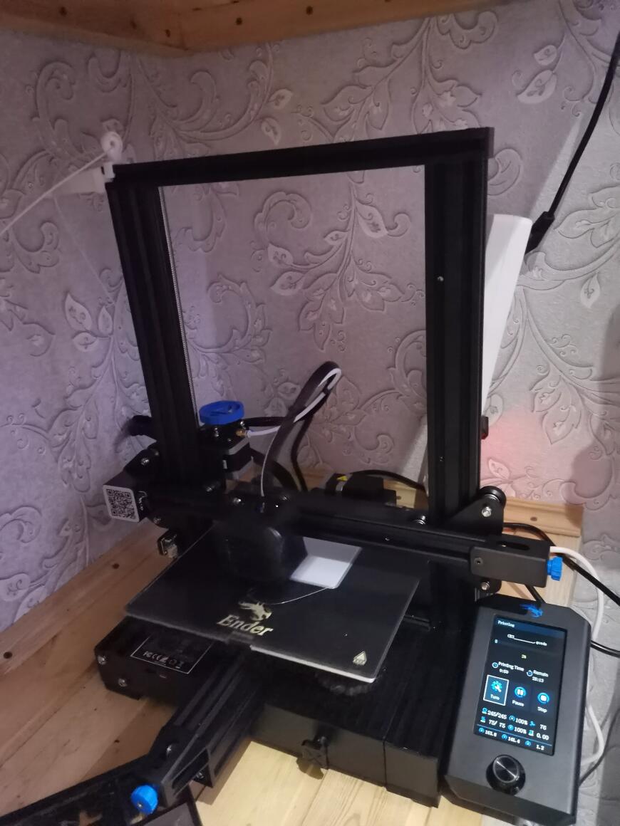 Первые впечатления от Ender 3 V2 после Anycubic Kossel Plus на Lerdge K