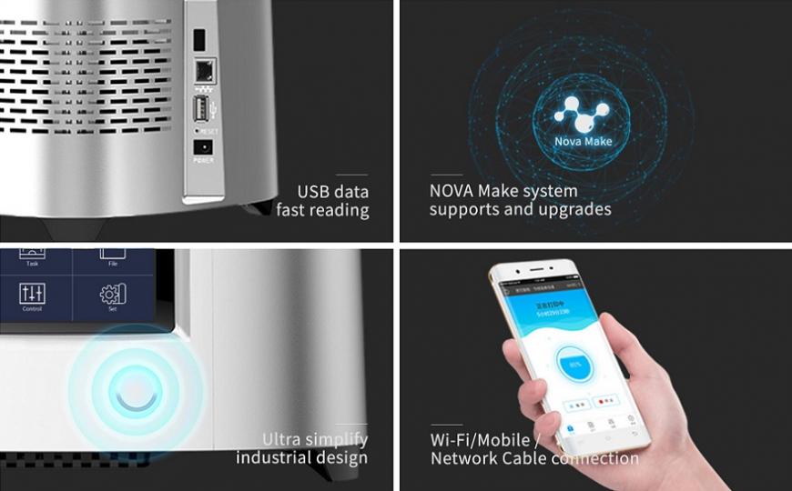 Nova3D предлагает бюджетный фотополимерный 3D-принтер Elfin