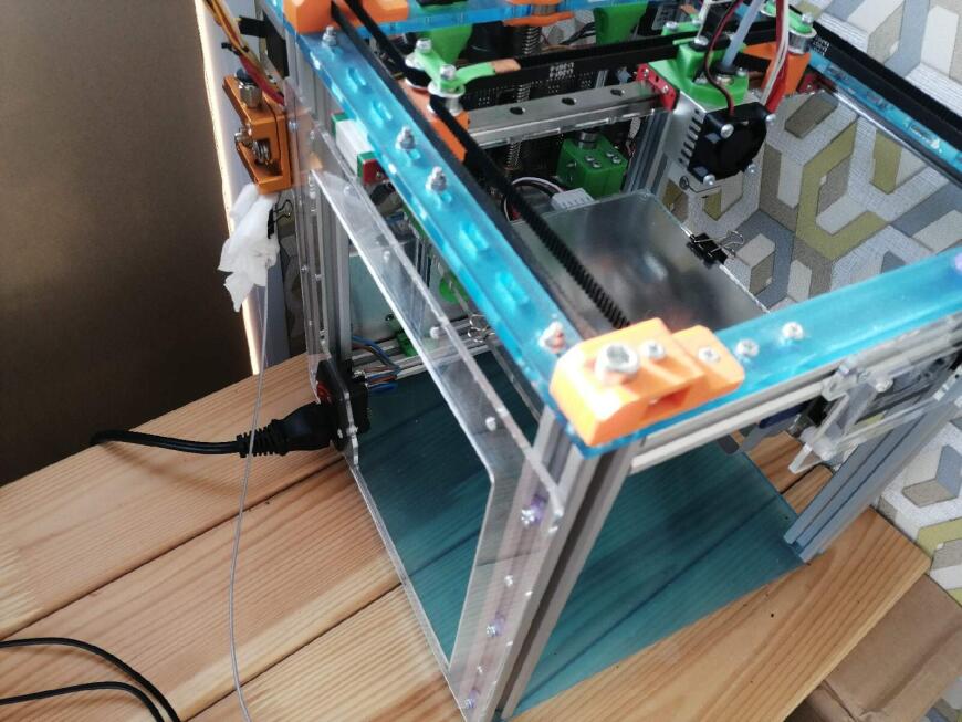 Самодельный 3D принтер GBot Tiny (маленький H-Bot)