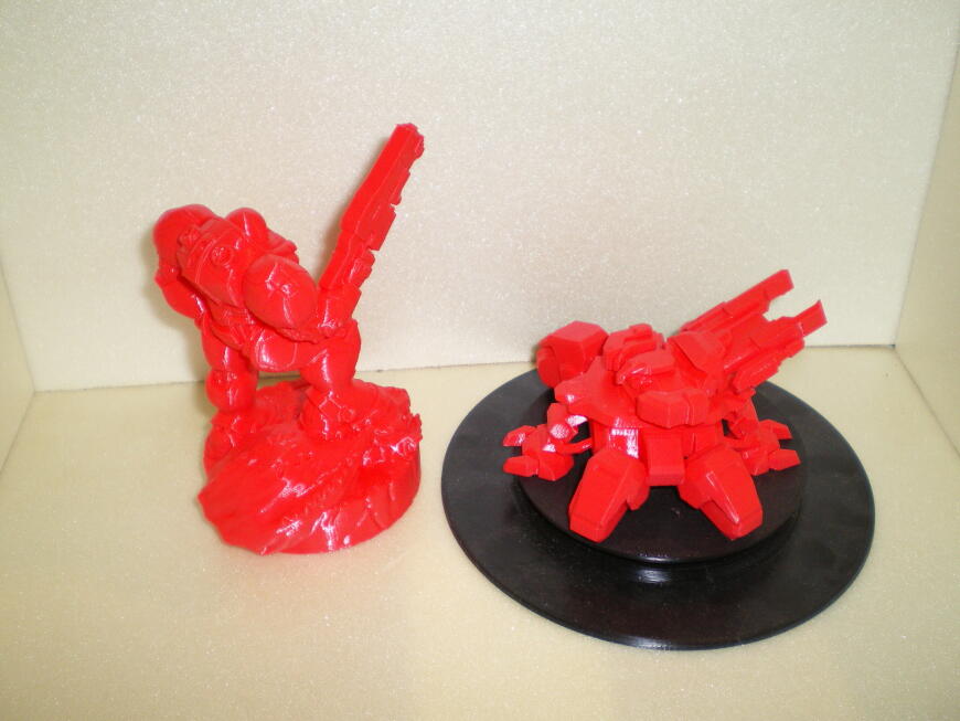 Обзор пластика для 3д печати RS Crossbridge PLA Красный