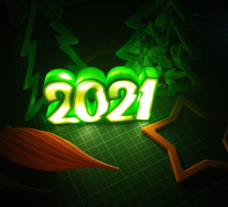 2021 - Новогодняя безделушка