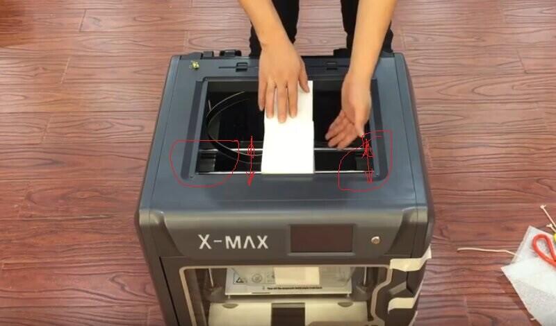 Принтер X MAX 2 Овалы место кругов.