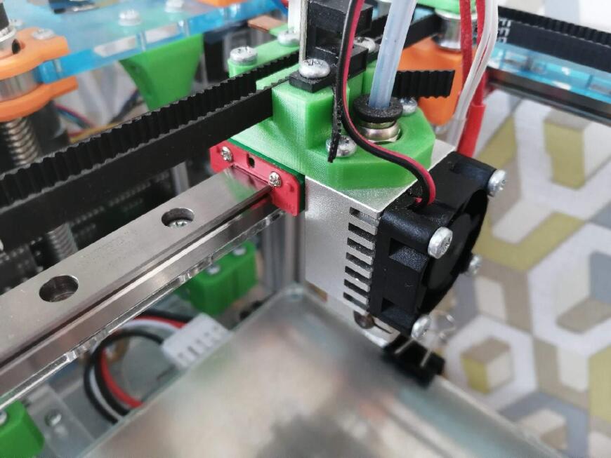 Самодельный 3D принтер GBot Tiny (маленький H-Bot)