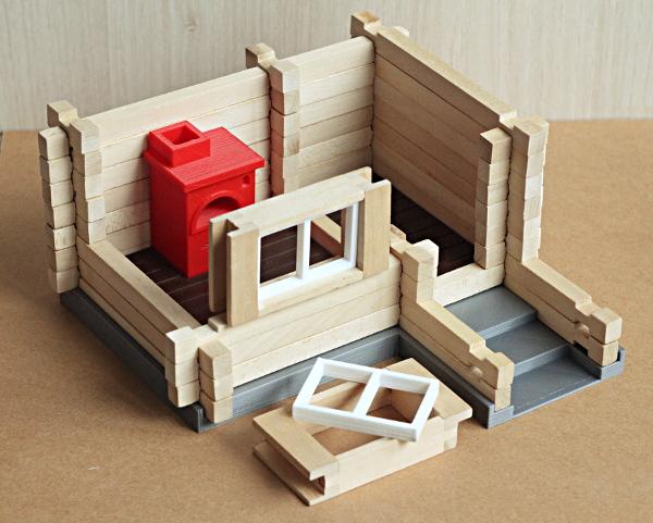 3D-ремонт игрушечного домика
