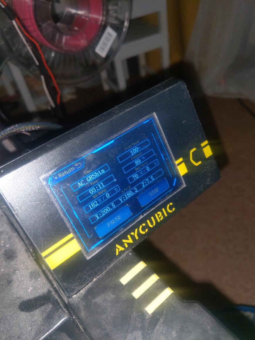Chiron от Anycubic завис