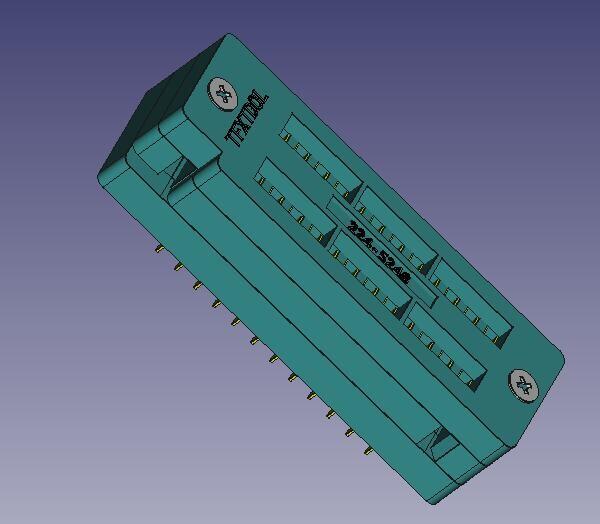 Создание 3D-модели панельки EasyEDA в FreeCAD