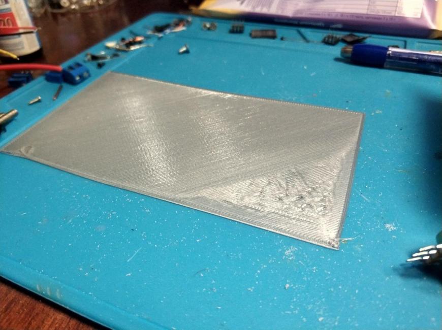 Бугры на поверхности модели Anycubic i3 Mega