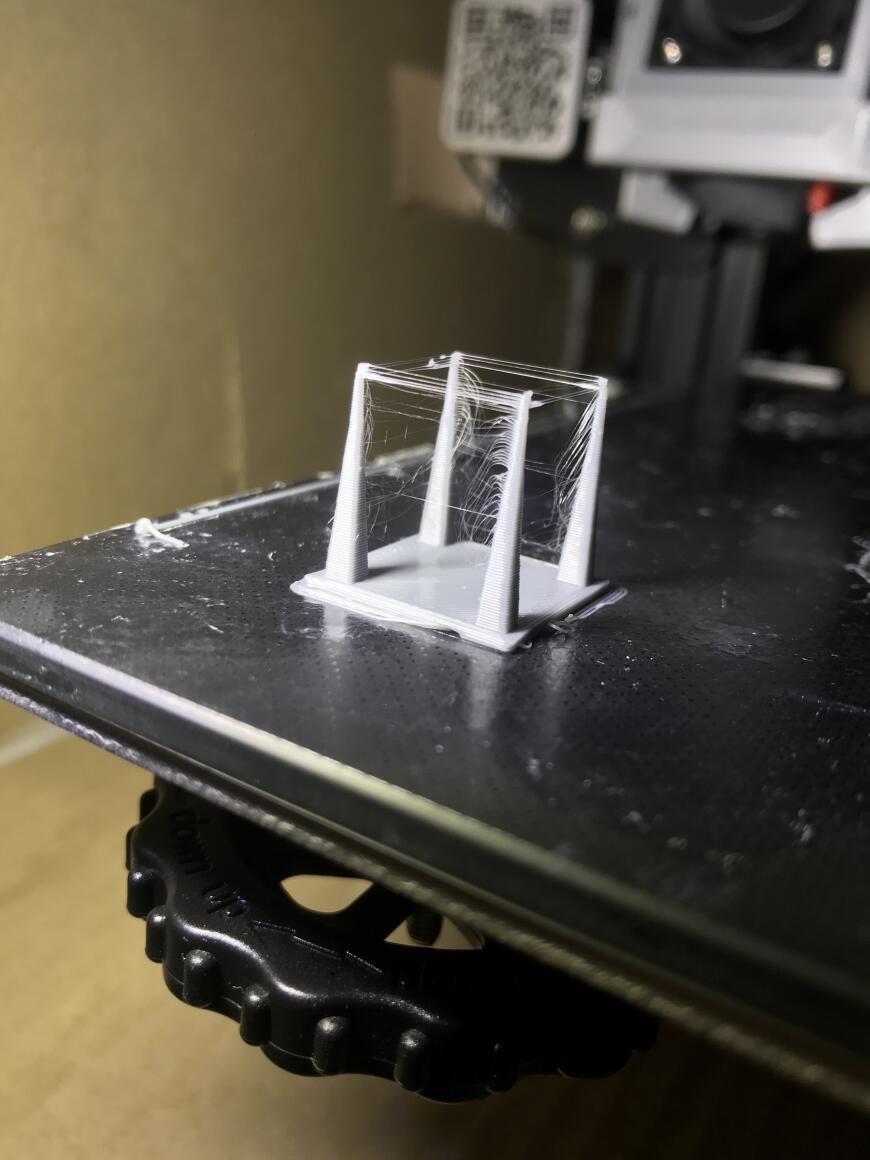 Паутина при печати на ender 3 pro