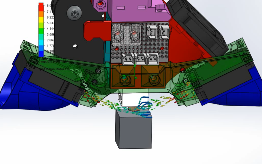 Direct-экструдер на Ender-3 с радиатором E3Dv6
