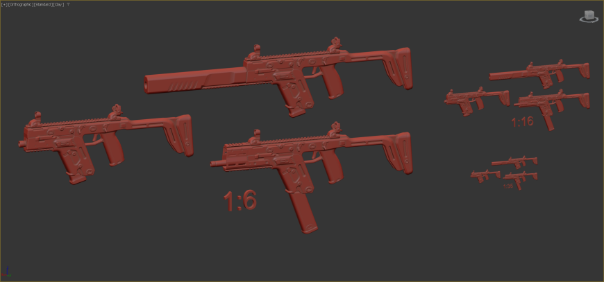 Печать модели Kriss Vector Печать модели Kriss Vector