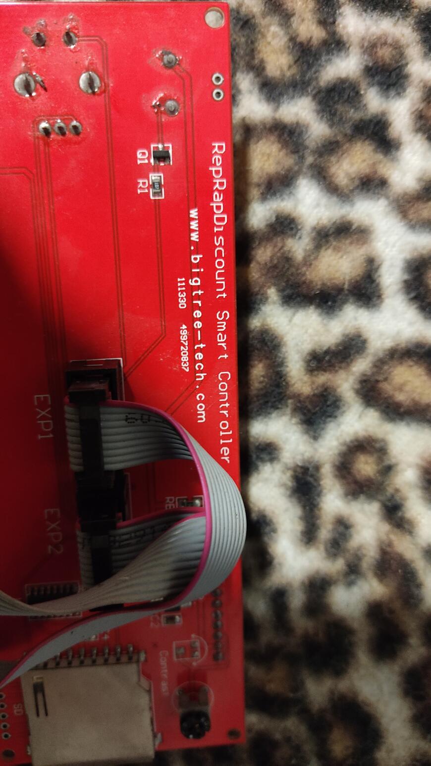 Repitier 1.04 + RepRapDiscount Full Graphic Smart Controller + Rumba нет контакта