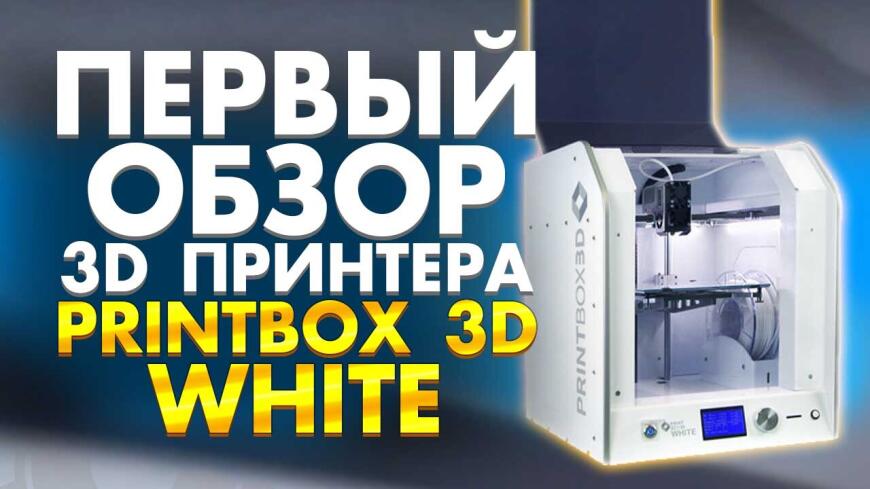 Обзор российского 3D принтера PrintBox3D White от 3Dtool.