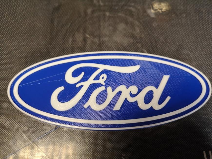 Эмблема Ford, 2 цвета, M600