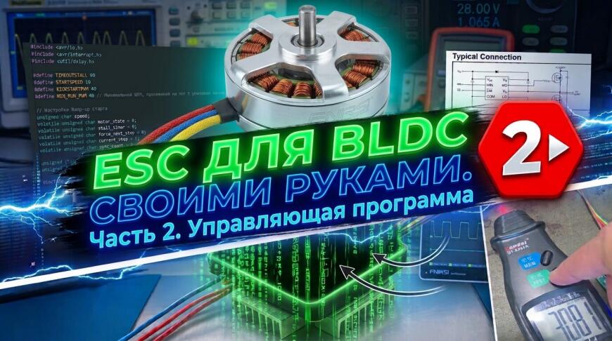 Разработка ESC для BLDC. Программа. #2