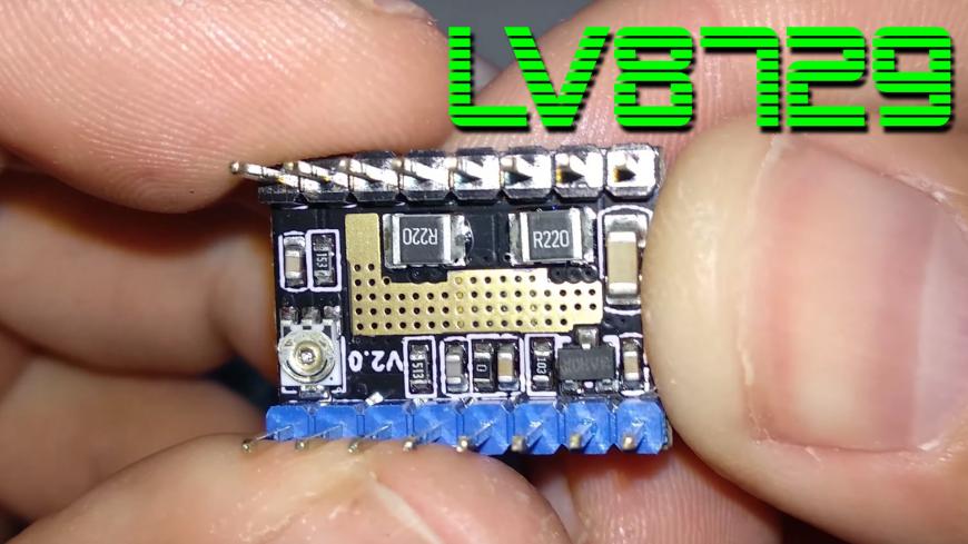 Небольшой видеообзор драйверов LV8729 от LERDGE Небольшой видеообзор драйверов LV8729 от LERDGE