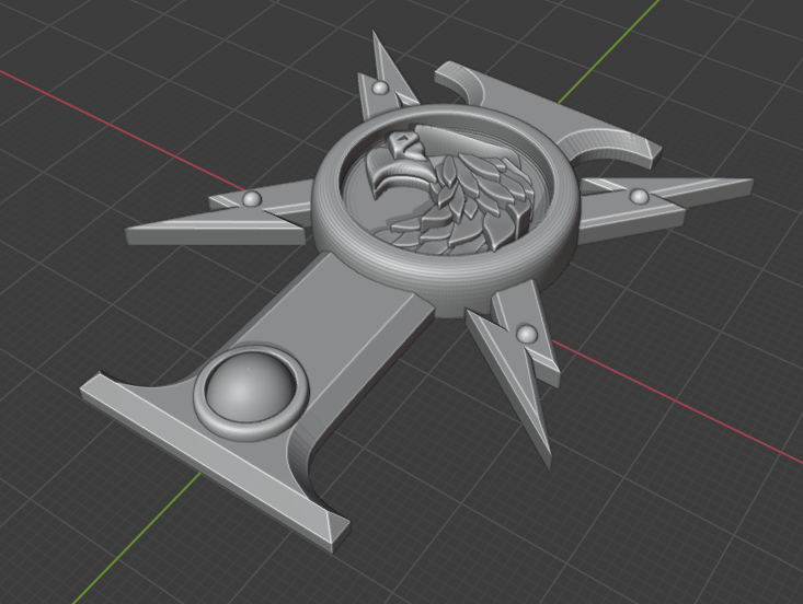 Значок Адептус Кустодес из Warhammer 40000