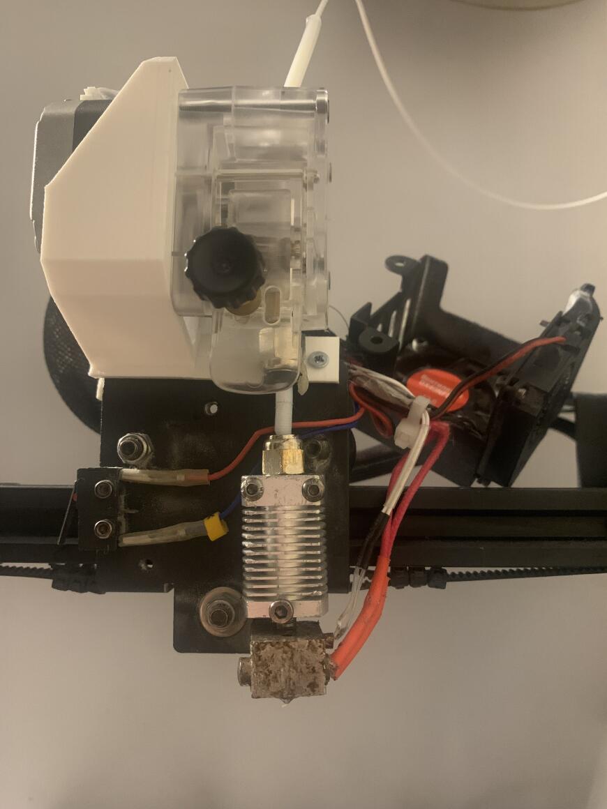 Замена хотенда anycubic mega zero v1.0