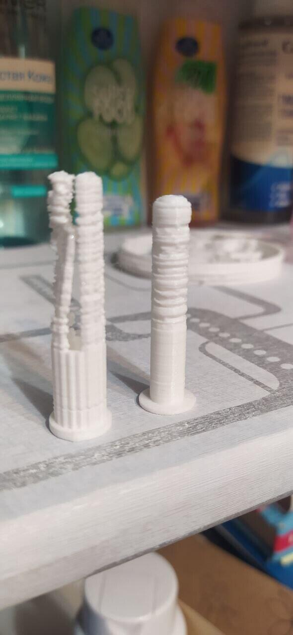 Плохо пропечатывается деталь на высоте