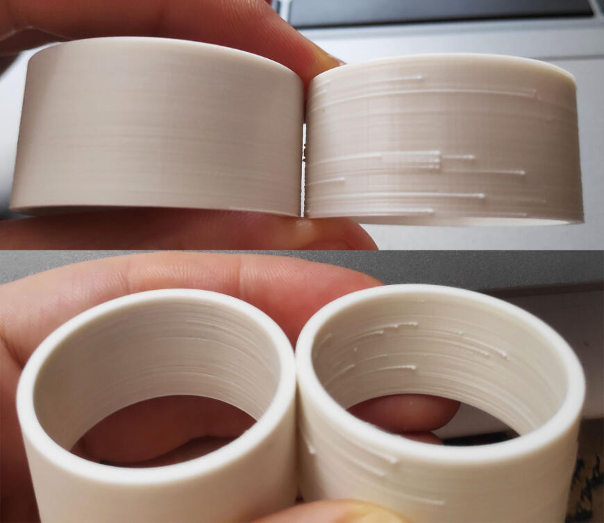 Что за прикол с кляксами на Cura 5.0 ?
