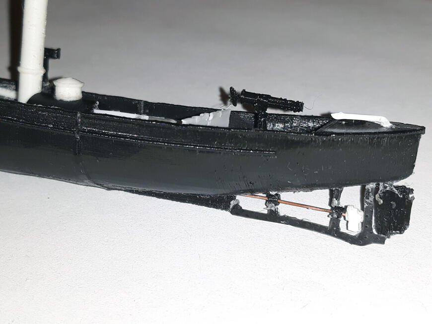 Кораблик из PLA и ABS