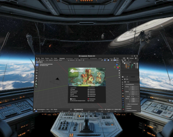 Как я сделал небольшой скрипт для Blender 3D , помогающий владеть информацией.