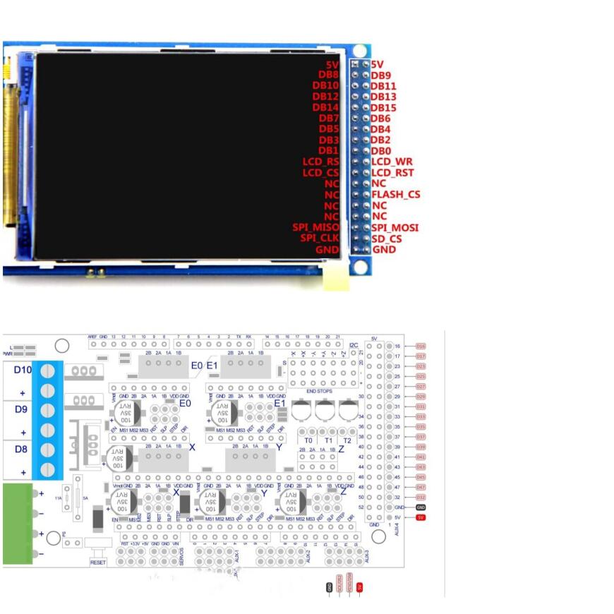 Ramps 1,6 и TFT lcd 3,5