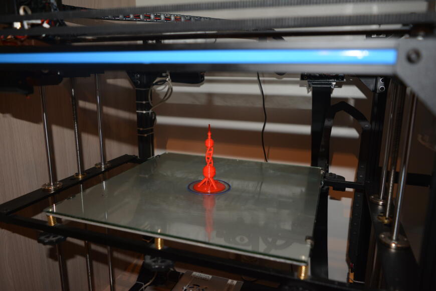 Обзор пластика PETG красный от RSCrossbridge