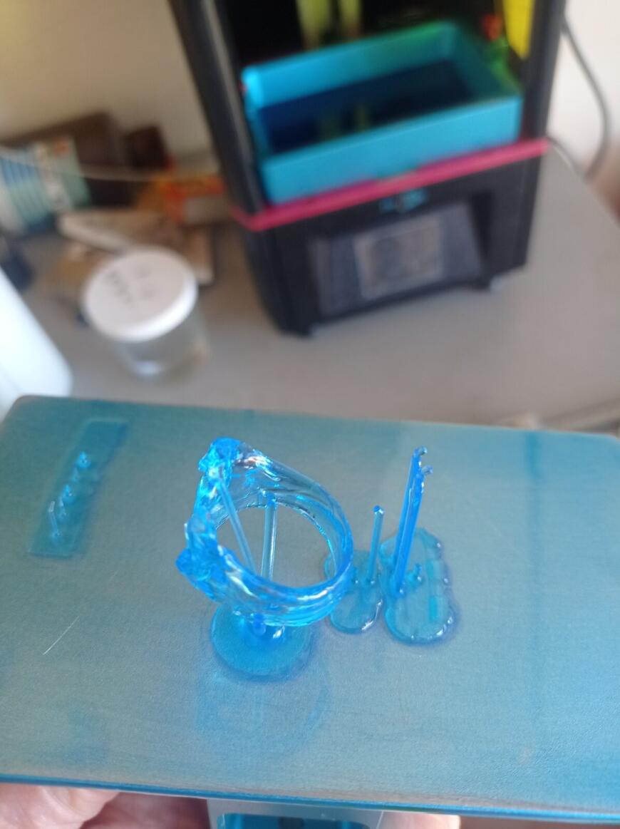 Anycubic Photon и  FormFutura Castable Wax Resin проблема печати. ХЕЛП