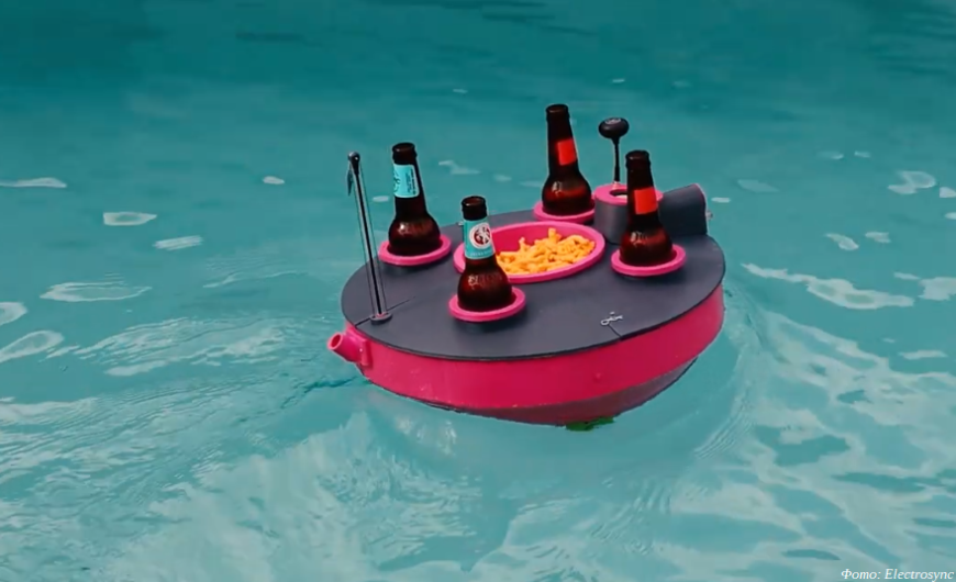 Bevvy Boat: 3D-печатный водный дрон-официант с хулиганскими замашками